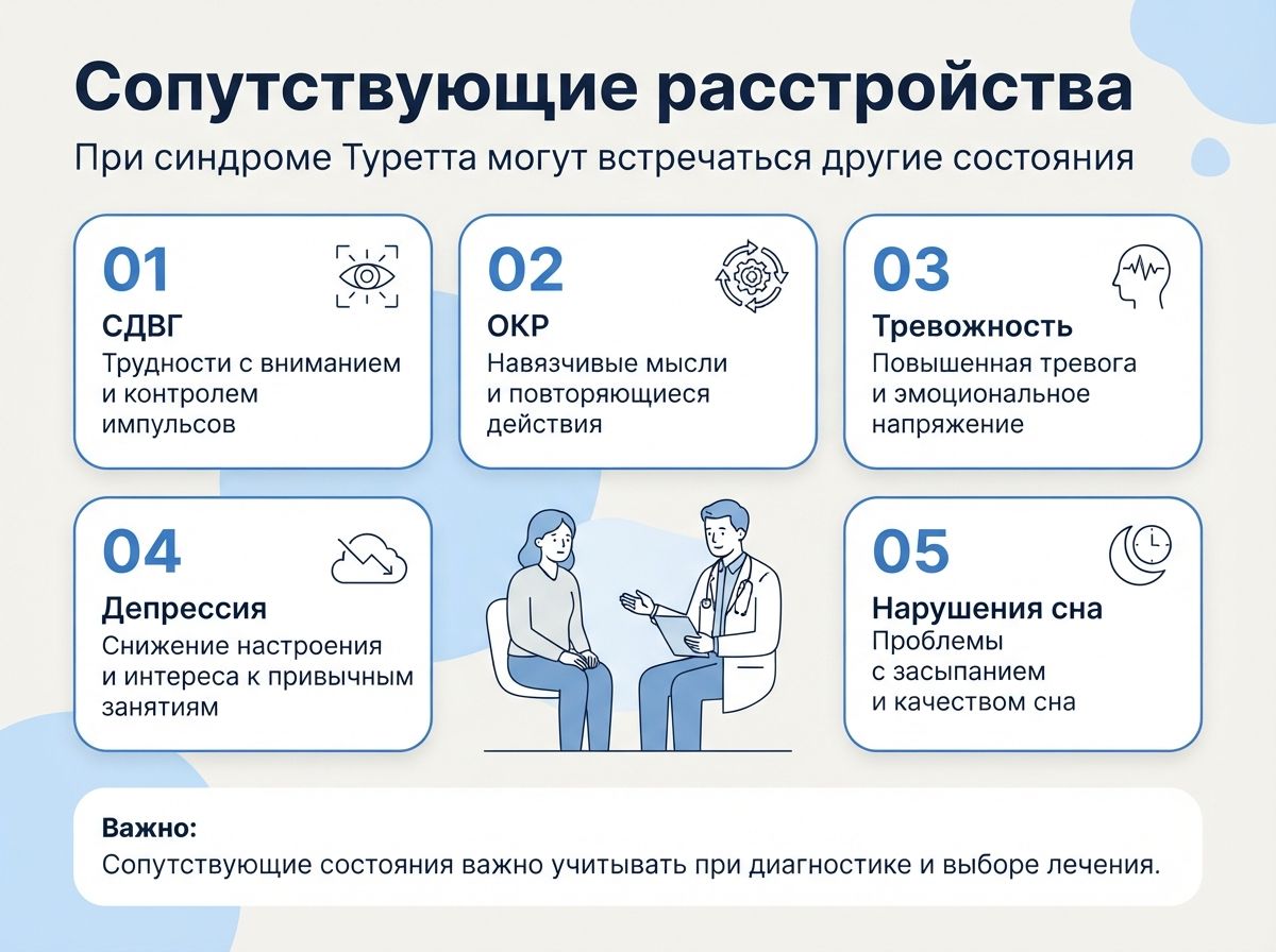 Лечение синдрома Туретта в Вязьме инфографика