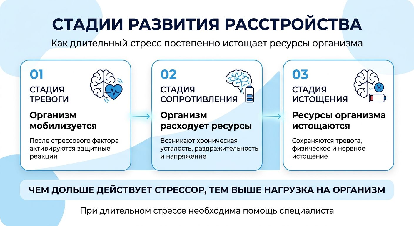 Лечение стресса в Вязьме инфографика
